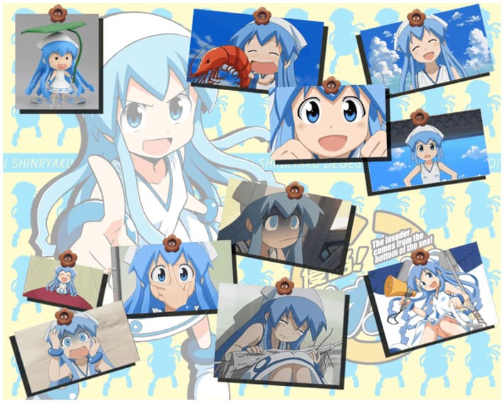 お酌は元気なイカちゃんが良い