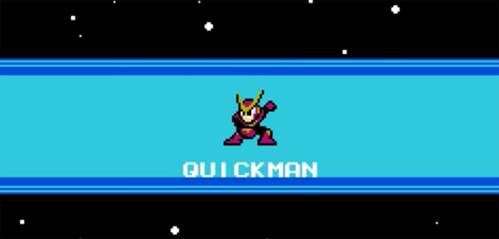 ロックマン2のクイックマンです
