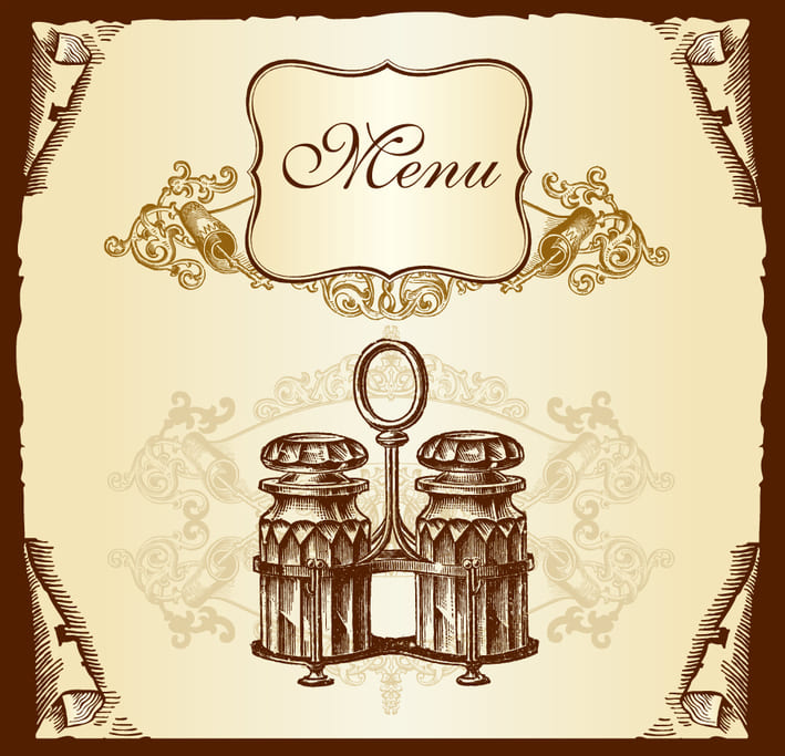 こちらメニューになります