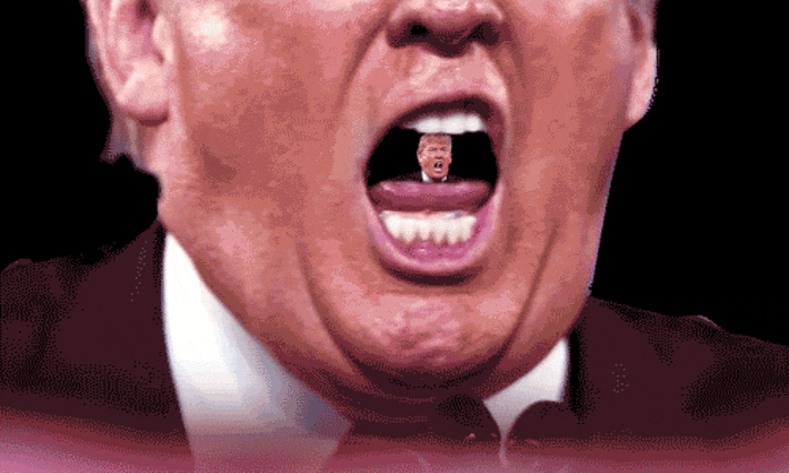 無限ループするトランプ大統領